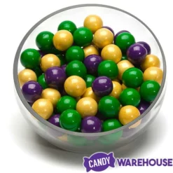 Gumballs Color Combo - Purple, Green And Gold: 6LB Box -CANDY WAREHOUSE Sales gumballs color combo purple green and gold 6lb box candy warehouse 4