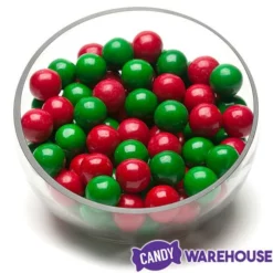 Gumballs Color Combo - Red And Green: 4LB Box 6 Gumballs Color Combo - Red And Green: 4LB Box -CANDY WAREHOUSE Sales gumballs color combo red and green 4lb box candy warehouse 3