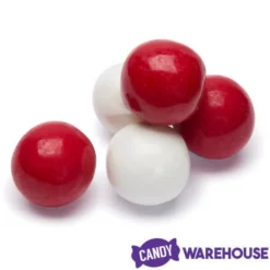 Gumballs Color Combo - Red And White: 4LB Box -CANDY WAREHOUSE Sales gumballs color combo red and white 4lb box candy warehouse 3
