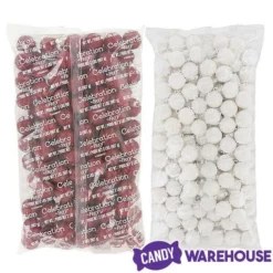 Gumballs Color Combo - Red And White: 4LB Box -CANDY WAREHOUSE Sales gumballs color combo red and white 4lb box candy warehouse 4