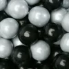 Gumballs Color Combo - Silver And Black: 4LB Box