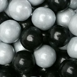 Gumballs Color Combo - Silver And Black: 4LB Box
