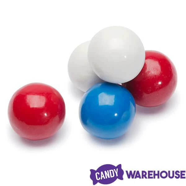 Gumballs Color Combo - USA Red, White And Blue: 6LB Box 3 Gumballs Color Combo - USA Red, White And Blue: 6LB Box - Image 3