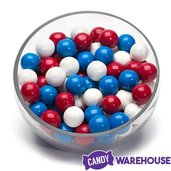 Gumballs Color Combo - USA Red, White And Blue: 6LB Box 4 Gumballs Color Combo - USA Red, White And Blue: 6LB Box - Image 4