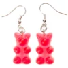 Gummy Bear Earrings - Red