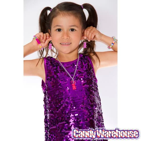Gummy Bear Elastic Bracelet - Purple 3 Gummy Bear Elastic Bracelet - Purple - Image 3