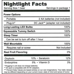 Gummy Bear Night Light - Orange -CANDY WAREHOUSE Sales gummy bear night light orange candy warehouse 4