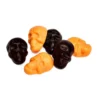 Gummy Skulls - Black And Orange: 5LB Bag