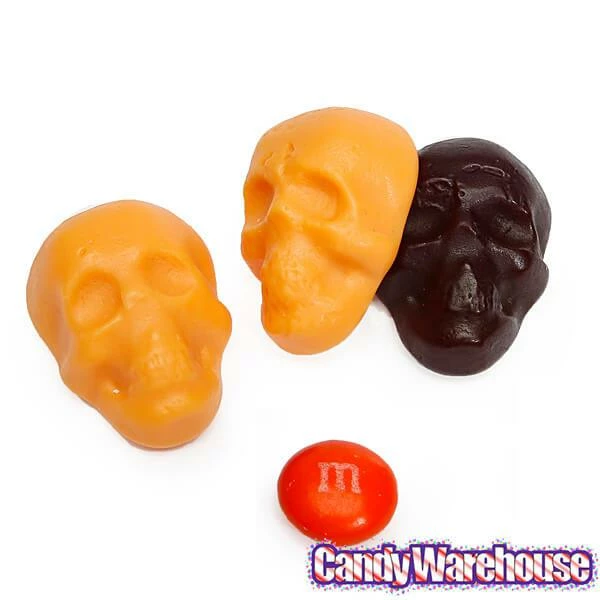 Gummy Skulls - Black And Orange: 5LB Bag 3 Gummy Skulls - Black And Orange: 5LB Bag - Image 3