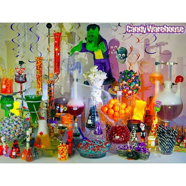 Gummy Skulls On A Stick Assortment: 4-Piece Box 2 Gummy Skulls On A Stick Assortment: 4-Piece Box - Image 2