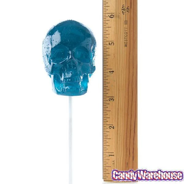 Gummy Skulls On A Stick Assortment: 4-Piece Box 8 Gummy Skulls On A Stick Assortment: 4-Piece Box - Image 8