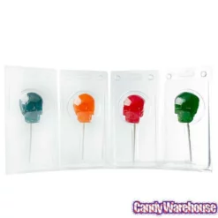Gummy Skulls On A Stick Assortment: 4-Piece Box 17 Gummy Skulls On A Stick Assortment: 4-Piece Box -CANDY WAREHOUSE Sales gummy skulls on a stick assortment 4 piece box candy warehouse 9