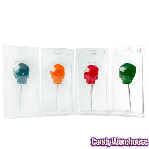 Gummy Skulls On A Stick Assortment: 4-Piece Box 9 Gummy Skulls On A Stick Assortment: 4-Piece Box - Image 9