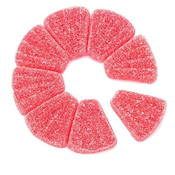 Gustaf's Gummy Pink Grapefruit Slices: 1KG Bag 1 Gustaf's Gummy Pink Grapefruit Slices: 1KG Bag