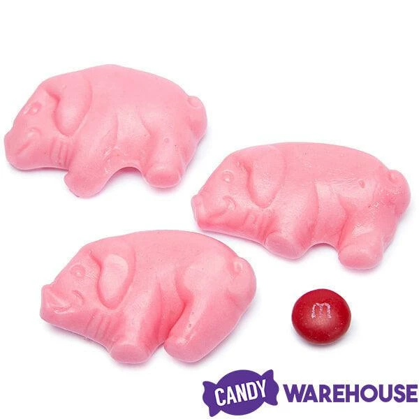 Gustaf's Pink Gummy Pigs: 1KG Bag 2 Gustaf's Pink Gummy Pigs: 1KG Bag - Image 2