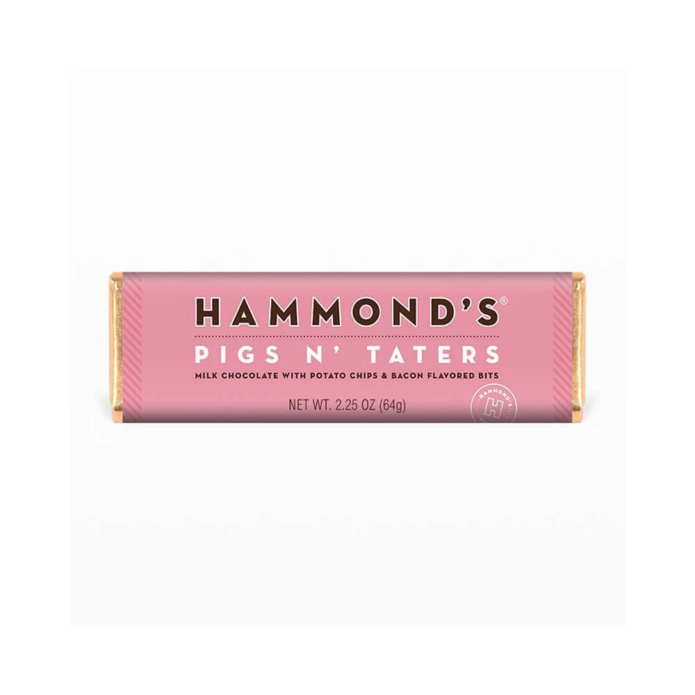 Hammond's Pigs N' Taters Milk Chocolate Bars: 12-Piece Box 1 Hammond's Pigs N' Taters Milk Chocolate Bars: 12-Piece Box