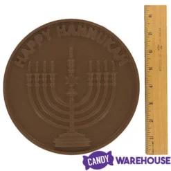 Happy Hanukkah Milk Chocolate Giant Gelt: 8.65-Ounce Coin -CANDY WAREHOUSE Sales happy hanukkah milk chocolate giant gelt 8 65 ounce coin candy warehouse 3