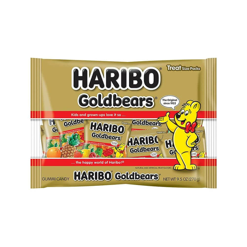 Haribo Gold-Bears Mini Gummy Bears 0.4-Ounce Packs: 24-Piece Bag 4 Haribo Gold-Bears Mini Gummy Bears 0.4-Ounce Packs: 24-Piece Bag - Image 4