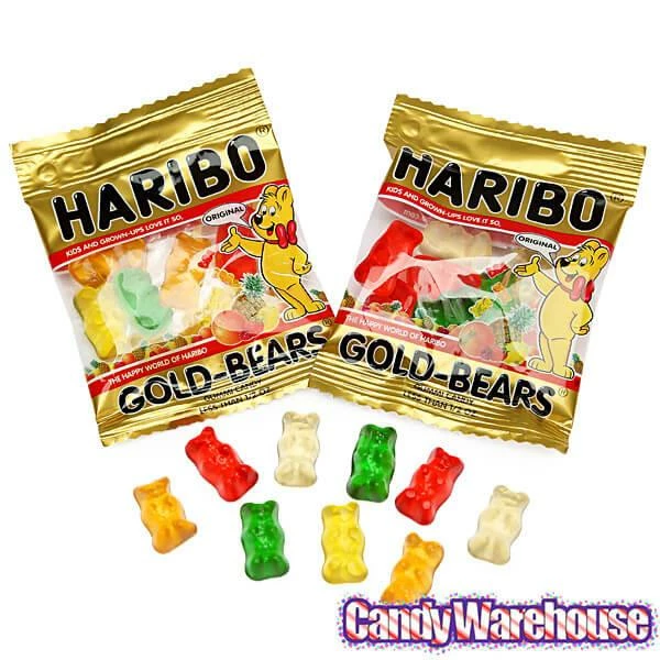 Haribo Gold-Bears Mini Gummy Bears 0.4-Ounce Packs: 24-Piece Bag 6 Haribo Gold-Bears Mini Gummy Bears 0.4-Ounce Packs: 24-Piece Bag - Image 6