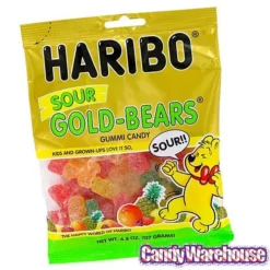 Haribo Gold-Bears Sour Gummy Bears Candy: 3LB Box 5 Haribo Gold-Bears Sour Gummy Bears Candy: 3LB Box -CANDY WAREHOUSE Sales haribo gold bears sour gummy bears candy 3lb box candy warehouse 3