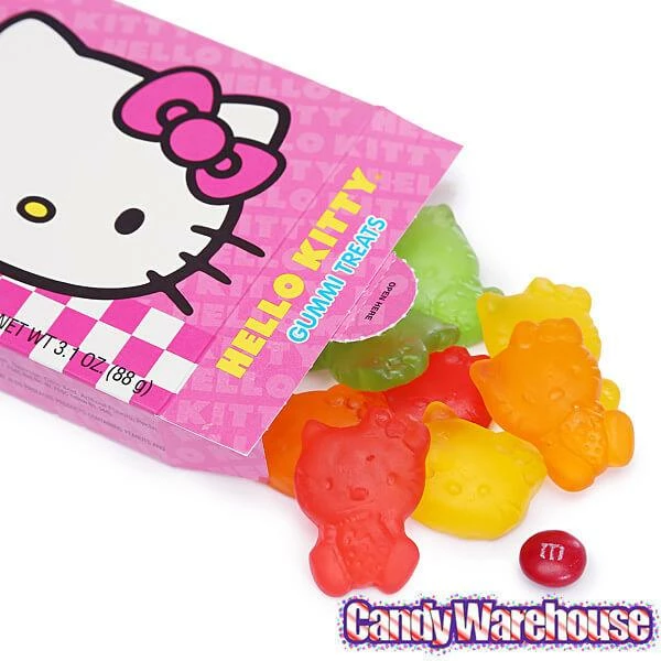 Hello Kitty Gummy Treats Candy 3.1-Ounce Packs: 12-Piece Box 2 Hello Kitty Gummy Treats Candy 3.1-Ounce Packs: 12-Piece Box - Image 2