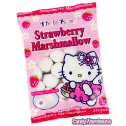 Hello Kitty Strawberry Marshmallow Candy: 25-Piece Bag -CANDY WAREHOUSE Sales hello kitty strawberry marshmallow candy 25 piece bag candy warehouse 3