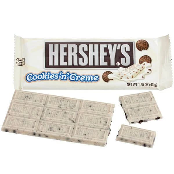 Hershey's Cookies N Cream Candy Bars: 36-Piece Box 1 Hershey's Cookies N Cream Candy Bars: 36-Piece Box