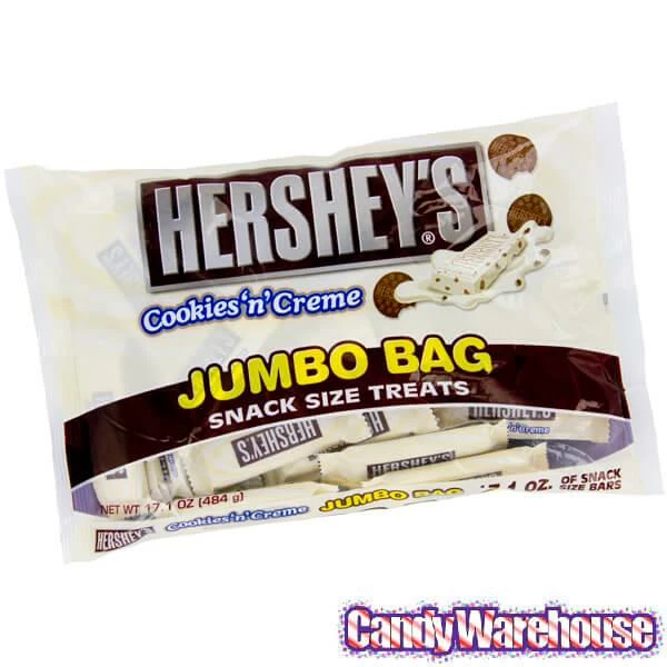 Hershey's Cookies N Creme Snack Size Candy Bars: 35-Piece Bag 2 Hershey's Cookies N Creme Snack Size Candy Bars: 35-Piece Bag - Image 2