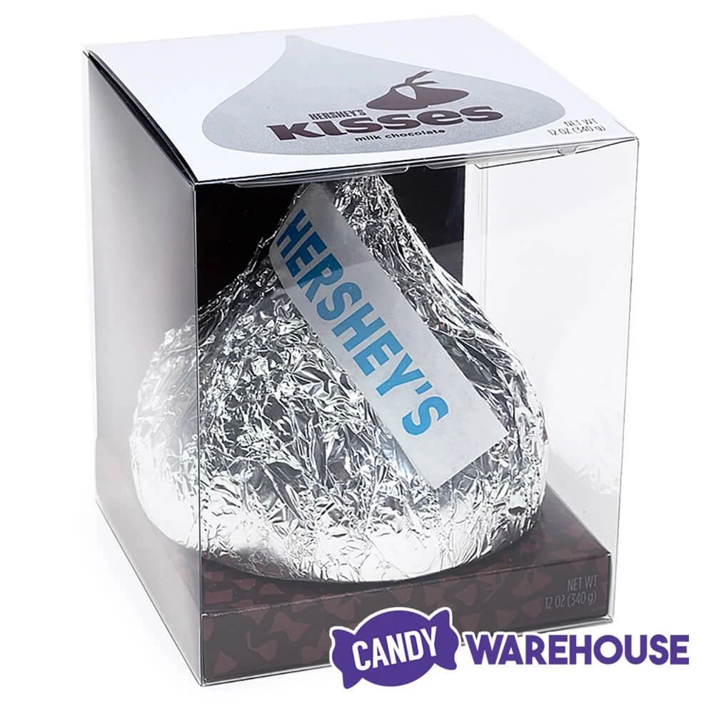 Hershey's Giant KISS Hollow Milk Chocolate: 12-Ounce Gift Box 2 Hershey's Giant KISS Hollow Milk Chocolate: 12-Ounce Gift Box - Image 2