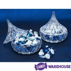 Hershey's Kisses Color Combo - Dark Blue And White: 800-Piece Box -CANDY WAREHOUSE Sales hershey s kisses color combo dark blue and white 800 piece box candy warehouse 3