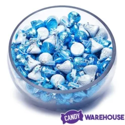 Hershey's Kisses Color Combo - Light Blue And White: 800-Piece Box -CANDY WAREHOUSE Sales hershey s kisses color combo light blue and white 800 piece box candy warehouse 3