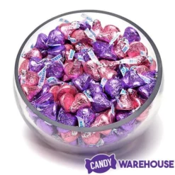 Hershey's Kisses Color Combo - Pink And Purple: 800-Piece Box -CANDY WAREHOUSE Sales hershey s kisses color combo pink and purple 800 piece box candy warehouse 4