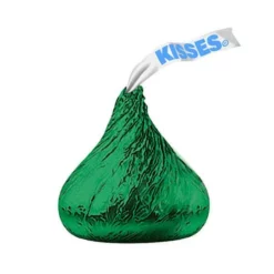 Hershey's Kisses Dark Green Foiled Milk Chocolate Candy: 400-Piece Bag 9 Hershey's Kisses Dark Green Foiled Milk Chocolate Candy: 400-Piece Bag -CANDY WAREHOUSE Sales hershey s kisses dark green foiled milk chocolate candy 400 piece bag candy warehouse 3