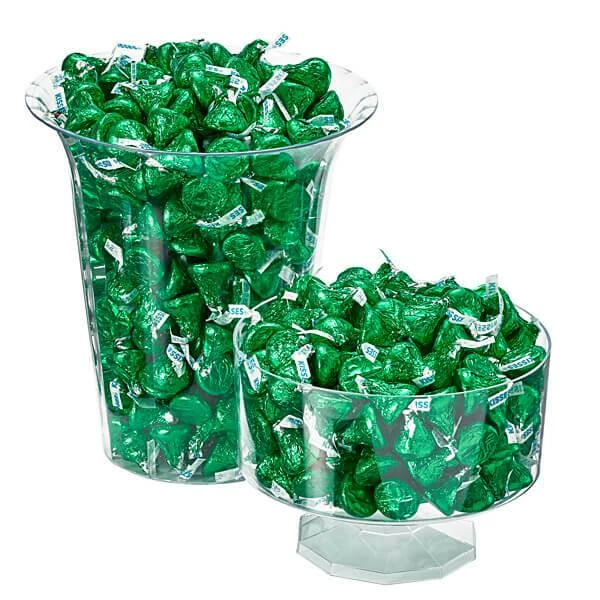 Hershey's Kisses Dark Green Foiled Milk Chocolate Candy: 400-Piece Bag 6 Hershey's Kisses Dark Green Foiled Milk Chocolate Candy: 400-Piece Bag - Image 6