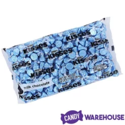 Hershey's Kisses Light Blue Foiled Milk Chocolate Candy: 400-Piece Bag -CANDY WAREHOUSE Sales hershey s kisses light blue foiled milk chocolate candy 400 piece bag candy warehouse 5 2539db64 2711 45f9 b6b6 3324ec47f852