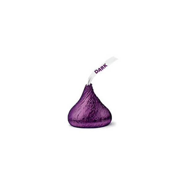 Hershey's Kisses Purple Foiled Dark Chocolate Candy: 1LB Bag 3 Hershey's Kisses Purple Foiled Dark Chocolate Candy: 1LB Bag - Image 3