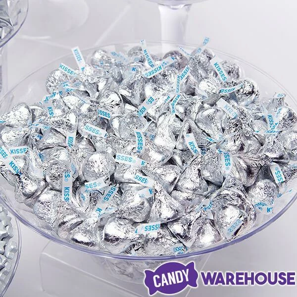 Hershey's Kisses Silver Foiled Milk Chocolate Candy: 56-Ounce Bag 4 Hershey's Kisses Silver Foiled Milk Chocolate Candy: 56-Ounce Bag - Image 4