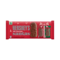 Hershey's Milk Chocolate Santas: 6-Piece Box