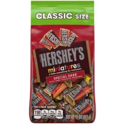 Hershey's Special Dark Miniatures Chocolate Bars: 10.1-Ounce Bag