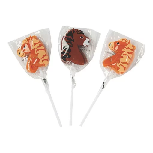 Horse Shaped Lollipops: 12-Piece Box 5 Horse Shaped Lollipops: 12-Piece Box -CANDY WAREHOUSE Sales horse shaped lollipops 12 piece box candy warehouse