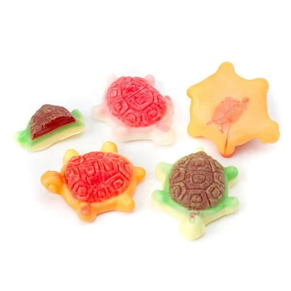 Jelly Filled Gummy Turtles Candy: 1KG Bag 1 Jelly Filled Gummy Turtles Candy: 1KG Bag