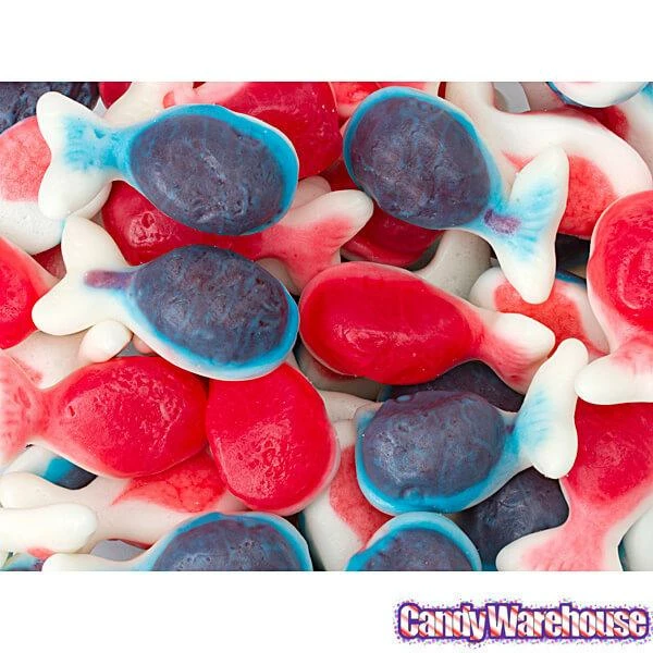 Jelly Filled Gummy Whales Candy: 1KG Bag 2 Jelly Filled Gummy Whales Candy: 1KG Bag - Image 2
