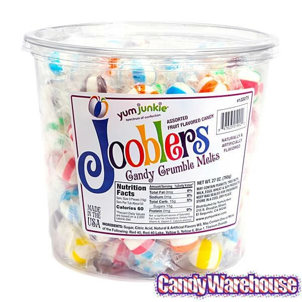 Jooblers Candy Crumble Melts - Assorted: 160-Piece Tub 2 Jooblers Candy Crumble Melts - Assorted: 160-Piece Tub - Image 2