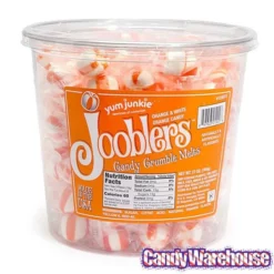 Jooblers Candy Crumble Melts - Orange: 160-Piece Tub -CANDY WAREHOUSE Sales jooblers candy crumble melts orange 160 piece tub candy warehouse 2
