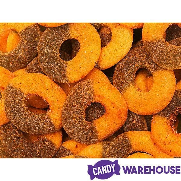 Jovy Crazy Gummy Rings Chamoy Candy - Green Apple: 5LB Bag 2 Jovy Crazy Gummy Rings Chamoy Candy - Green Apple: 5LB Bag - Image 2