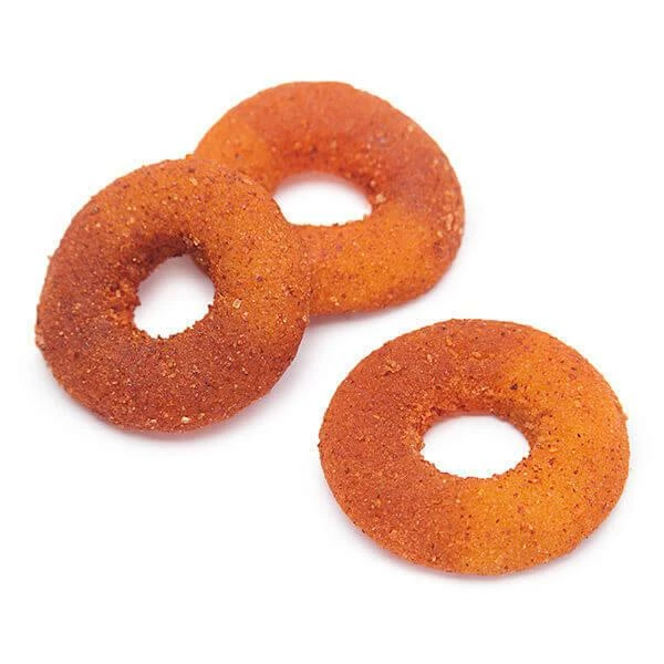 Jovy Crazy Gummy Rings Chamoy Candy - Peach: 5LB Bag 1 Jovy Crazy Gummy Rings Chamoy Candy - Peach: 5LB Bag