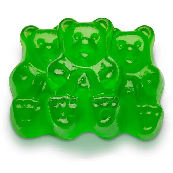 Jovy Green Apple Gummy Bears: 5LB Bag 1 Jovy Green Apple Gummy Bears: 5LB Bag