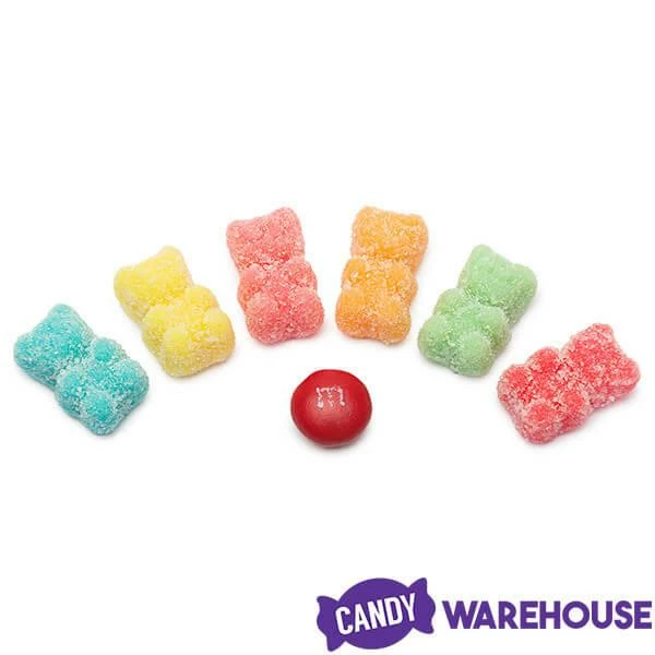 Jovy Neon Sugar Sanded Gummy Bears: 5LB Bag 2 Jovy Neon Sugar Sanded Gummy Bears: 5LB Bag - Image 2