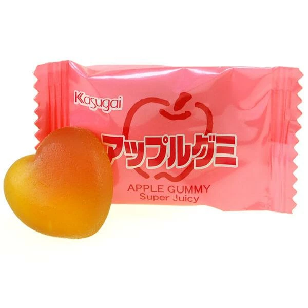 Kasugai Apple Gummy Candy: 24-Piece Bag 1 Kasugai Apple Gummy Candy: 24-Piece Bag