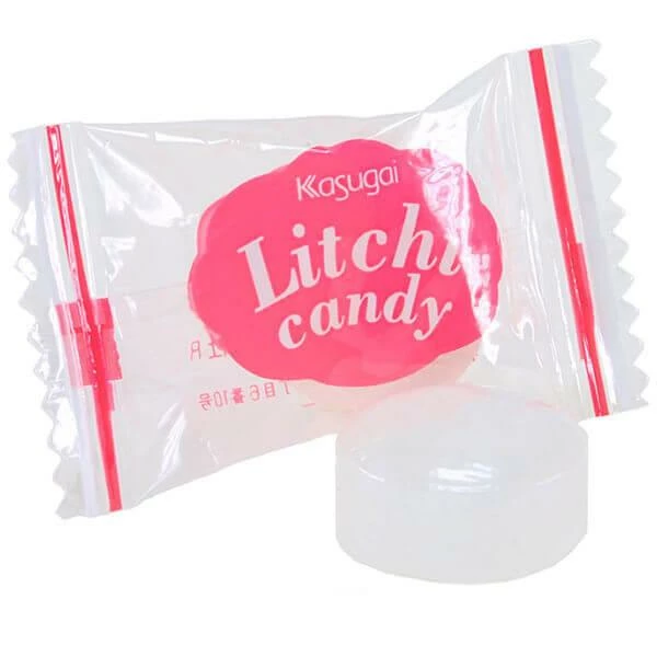 Kasugai Lychee Hard Candy: 24-Piece Bag 1 Kasugai Lychee Hard Candy: 24-Piece Bag